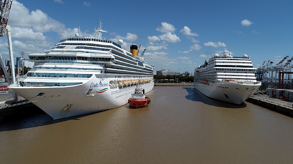 Auge de llegada de cruceros a Argentina: en enero vinieron 180 mil turistas en 360 barcos